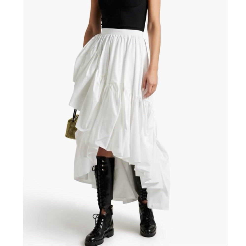 Alexander McQueen Layered Maxi Skirt. Made in Italy. Retail price $2030.